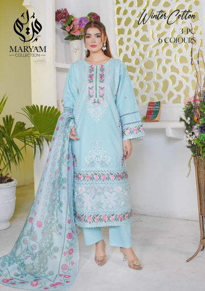 Maryam Winter Collection 3 pc