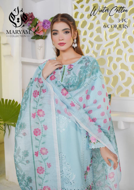 Maryam Winter Collection 3 pc